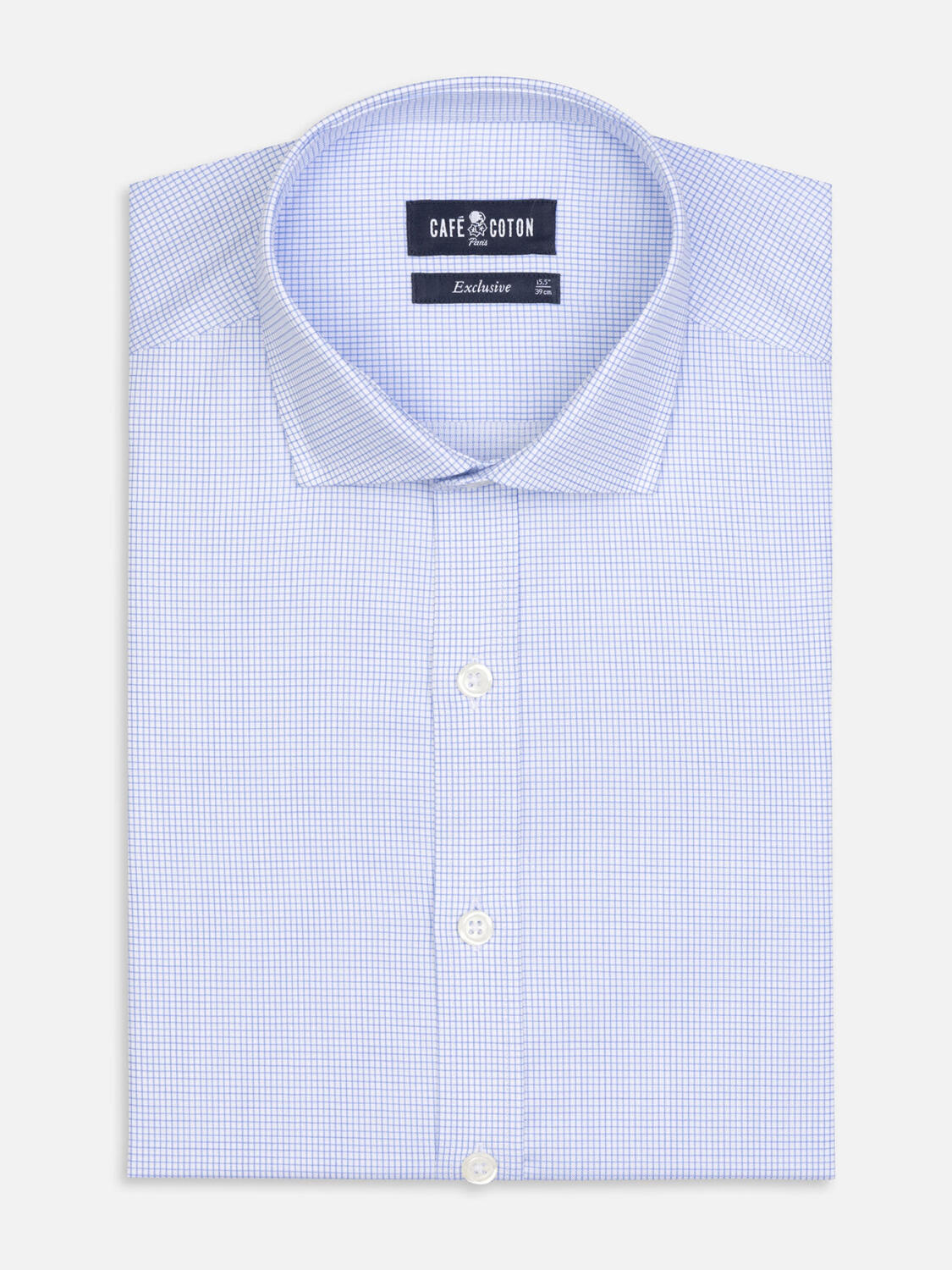 Camicia Wally sky micro check