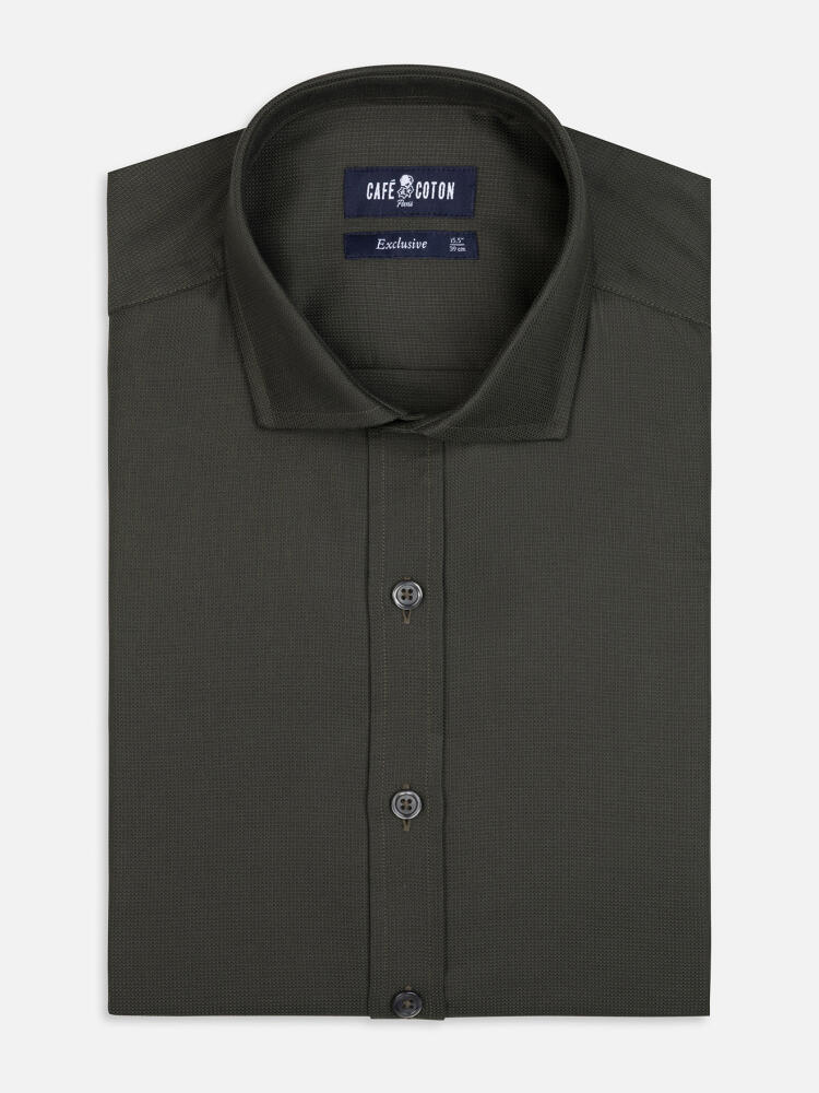 Camicia Weldon in Oxford khaki