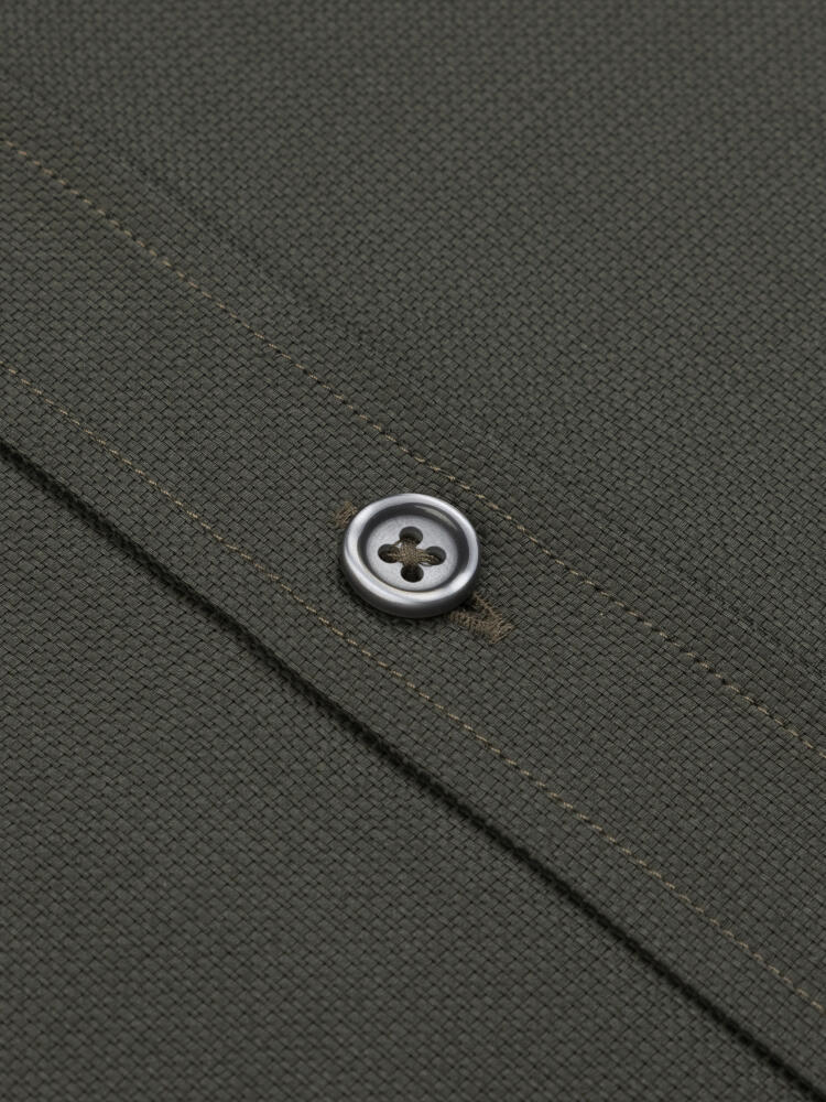 Camicia Weldon in Oxford khaki
