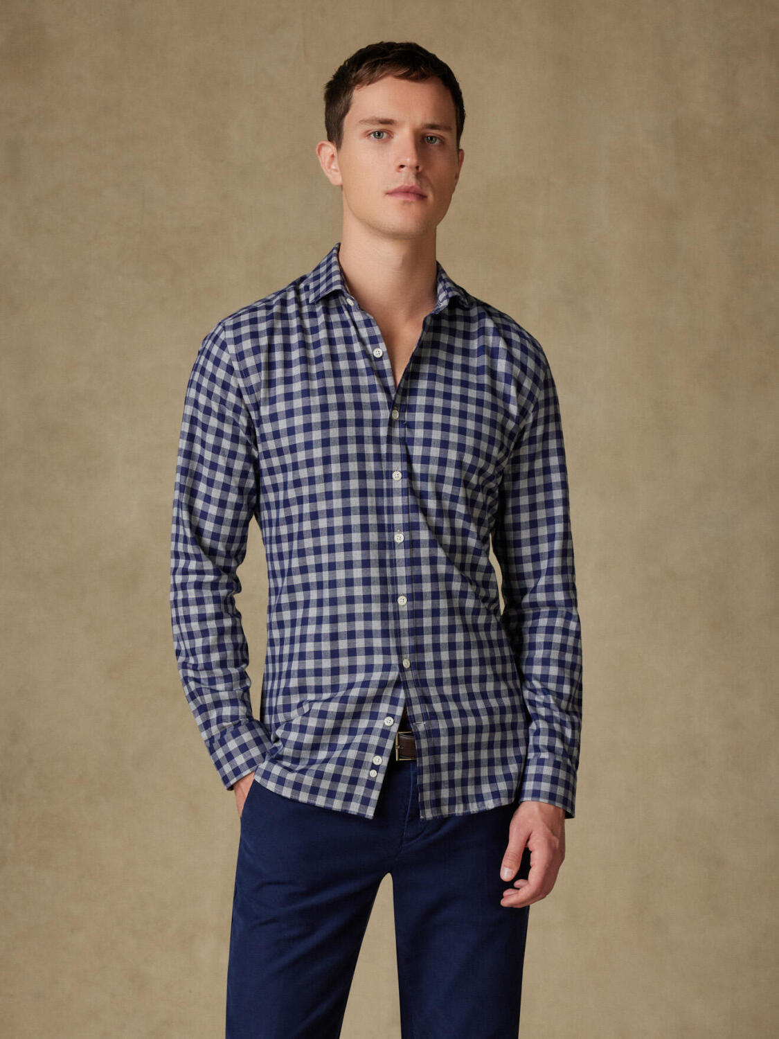 Camicia a quadri in flanella Wrighley