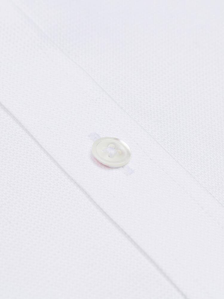 Chemise bio Corey texturée blanche