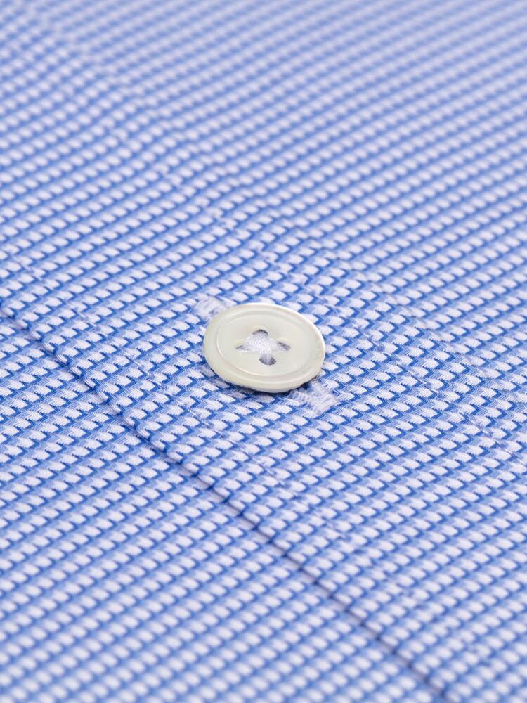 Chemise bio Percy en twill ciel