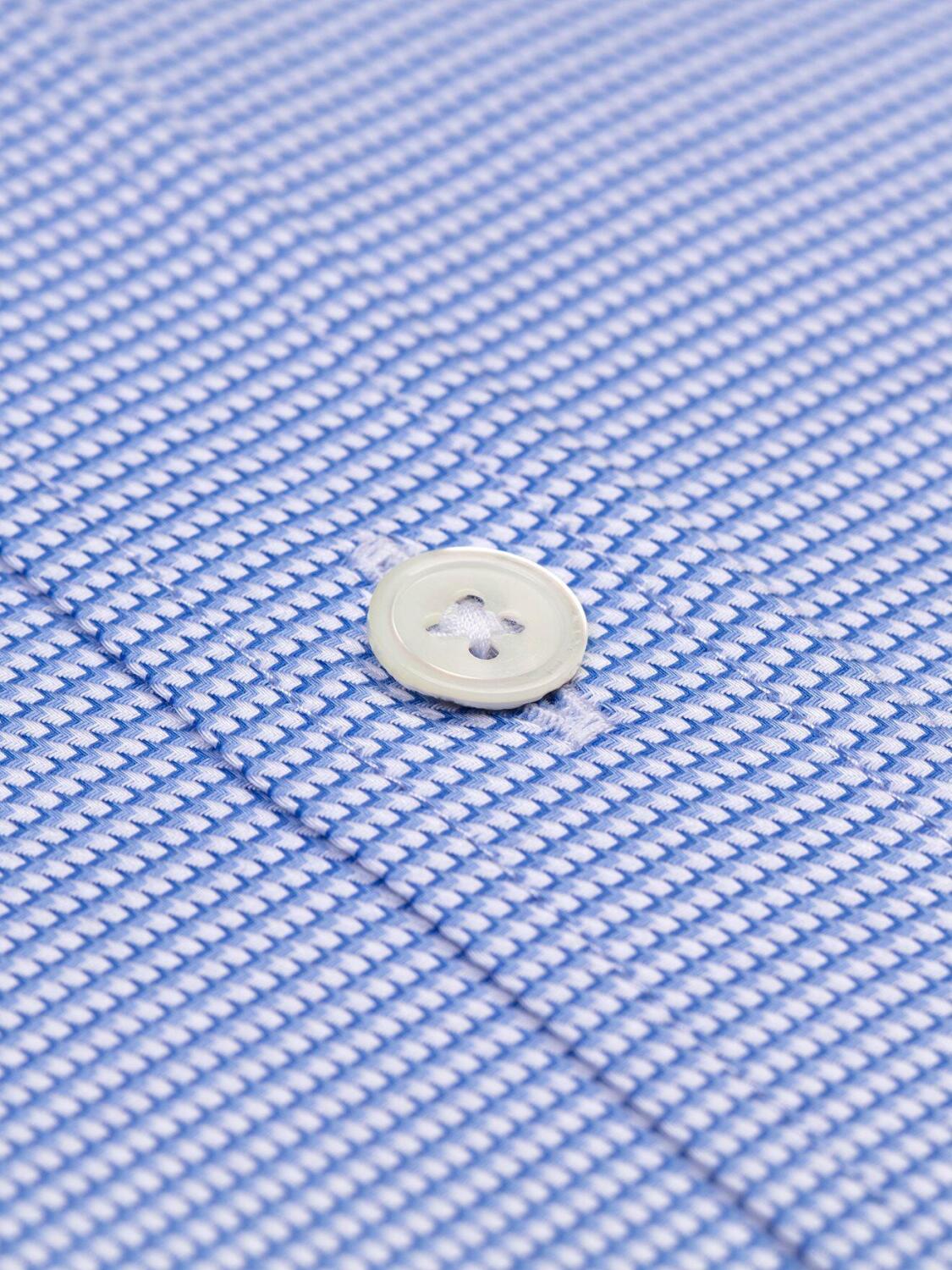 Chemise bio Percy en twill ciel