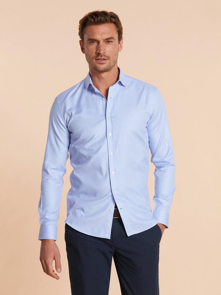 Sky organic slim twill shirt