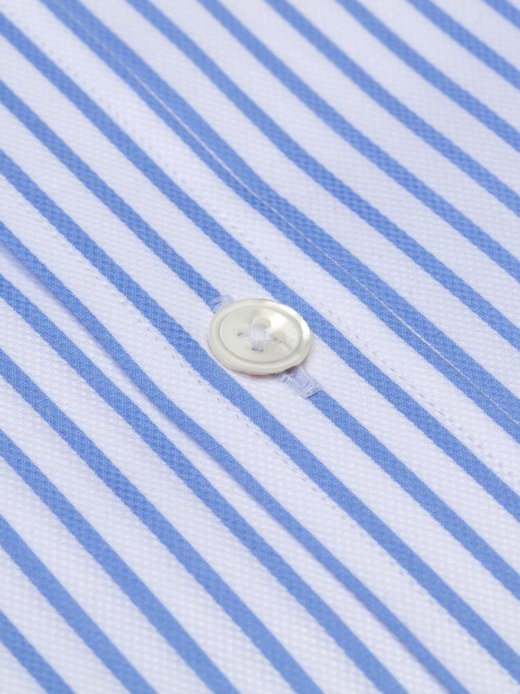 Sky organic slim striped shirt