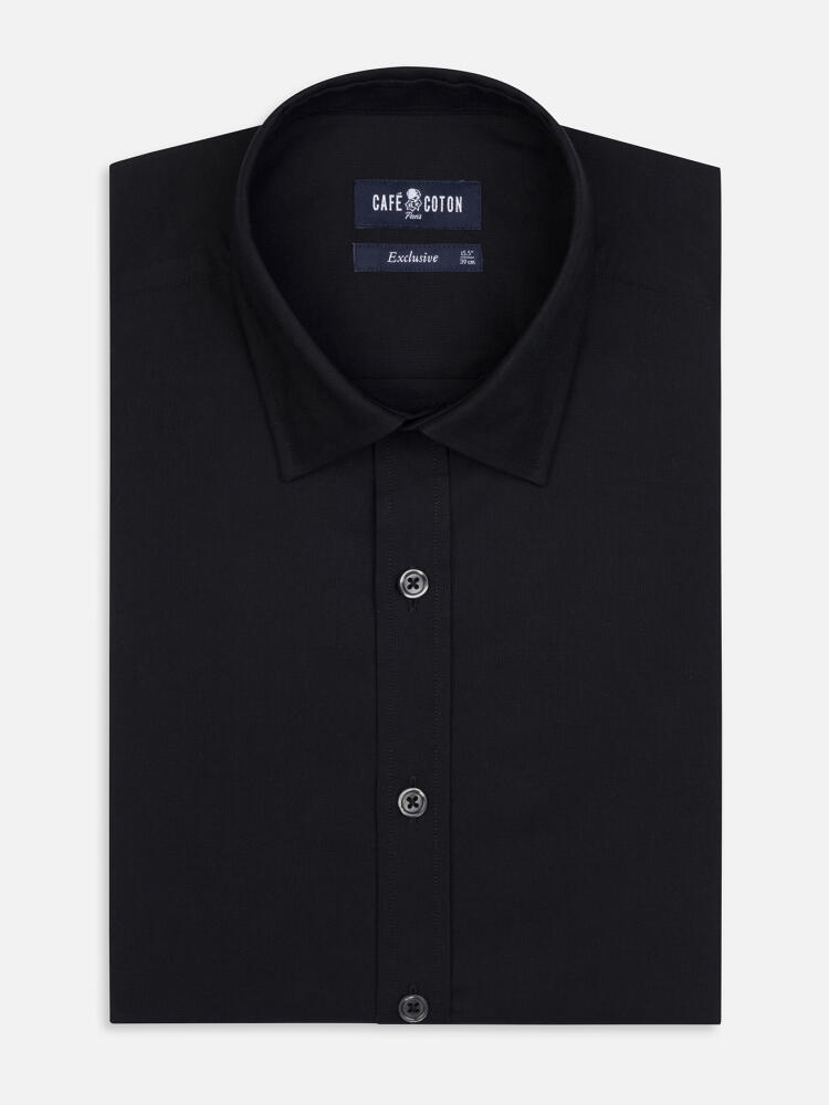 Camisa slim fit Alban negra