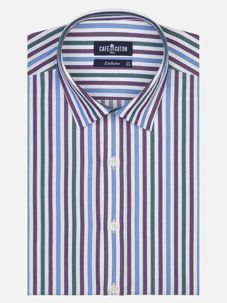 Camisa Andersen Slim Fit Parma - Cuello Pequeño