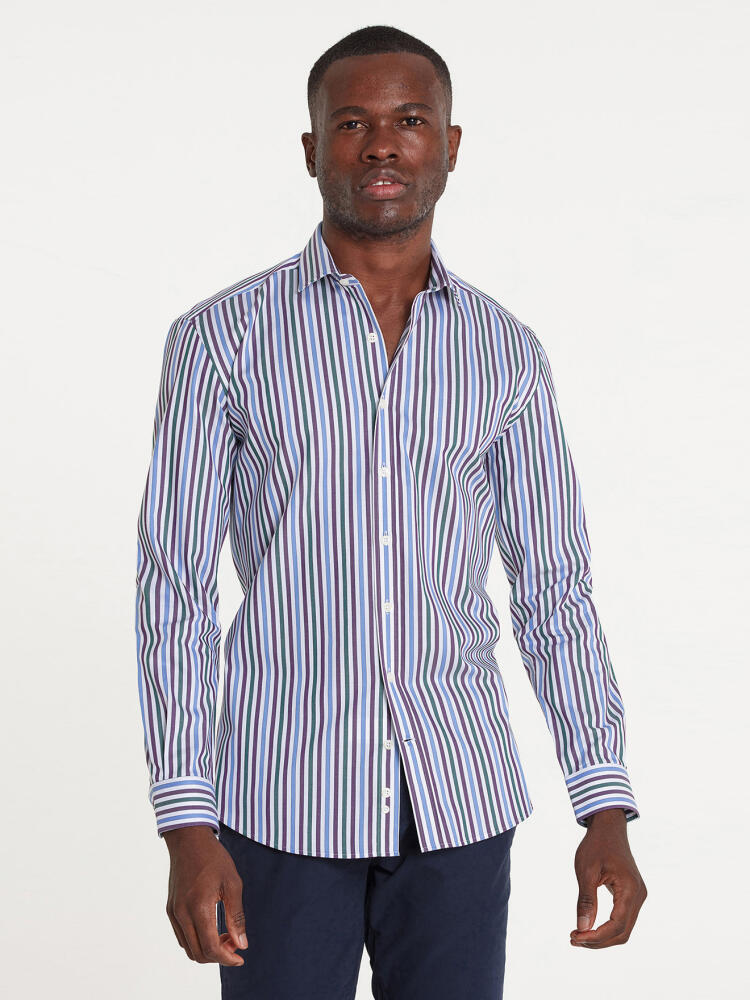 Camisa Andersen Slim Fit Parma - Cuello Pequeño