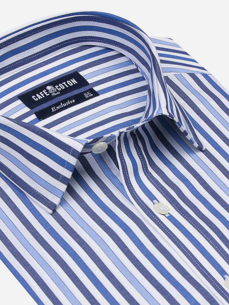 Andersen Slim Fit Shirt navy - Small collar