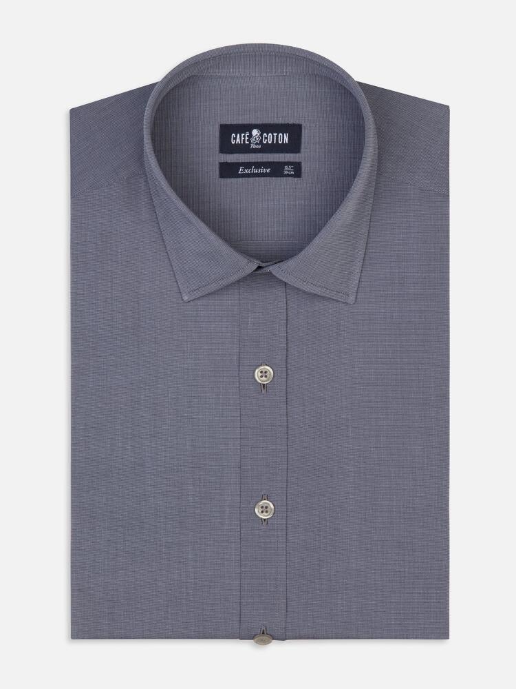 Fil A Fil Slim Fit Shirt - Small collar