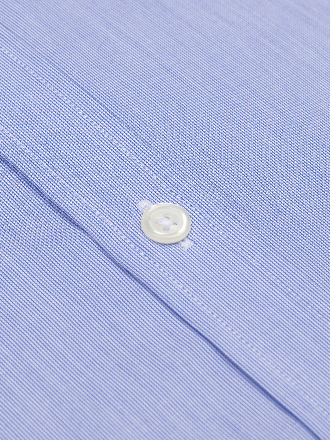 Camicia slim fit Mille Strisce Blu - Colletto piccolo