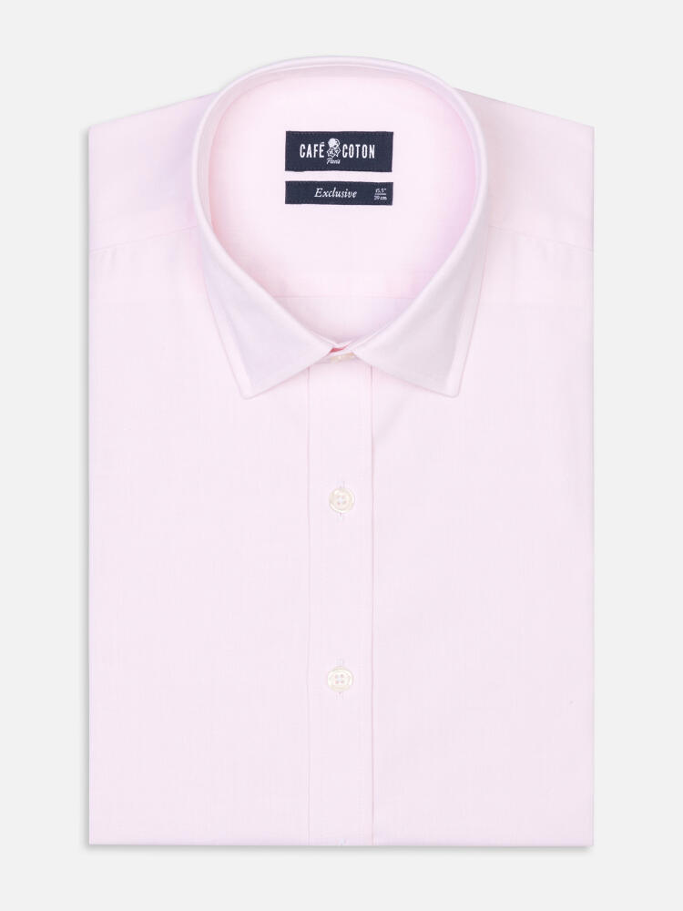 Pink pin point slim fit shirt - Short Collar