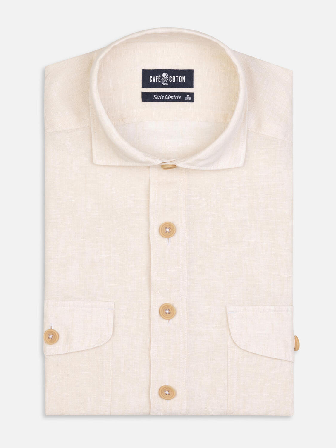 Chemise safari Olaf sable