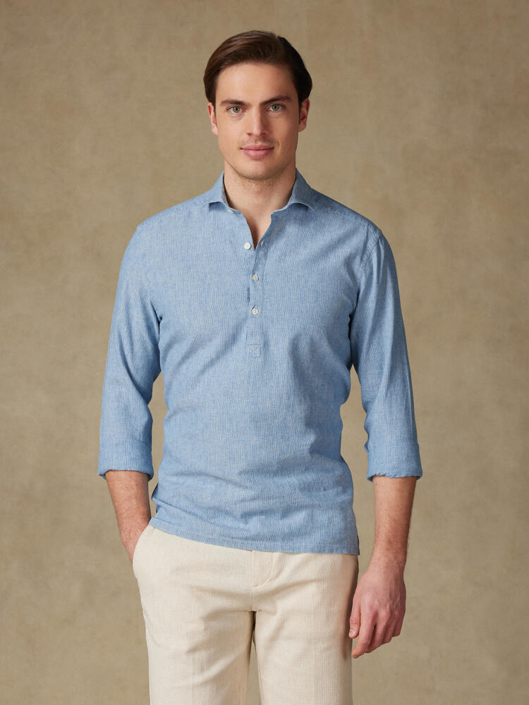 Camicia Kirk sky popover