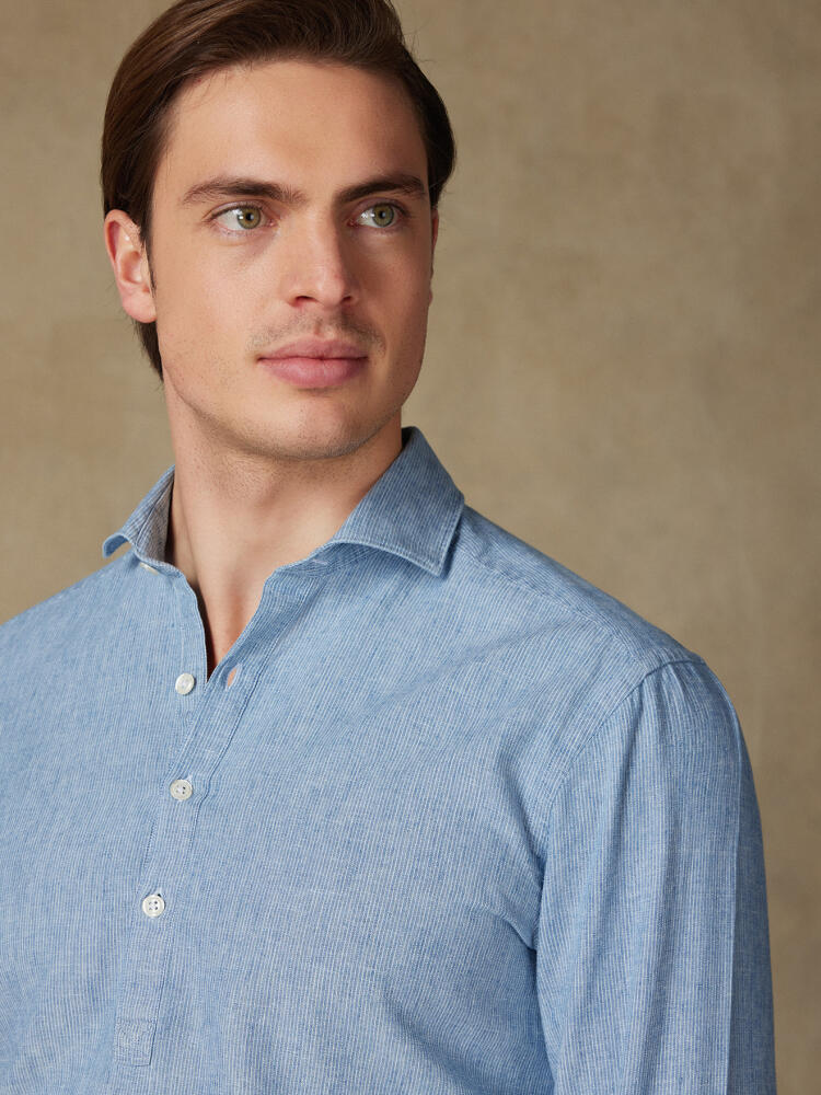 Camicia Kirk sky popover