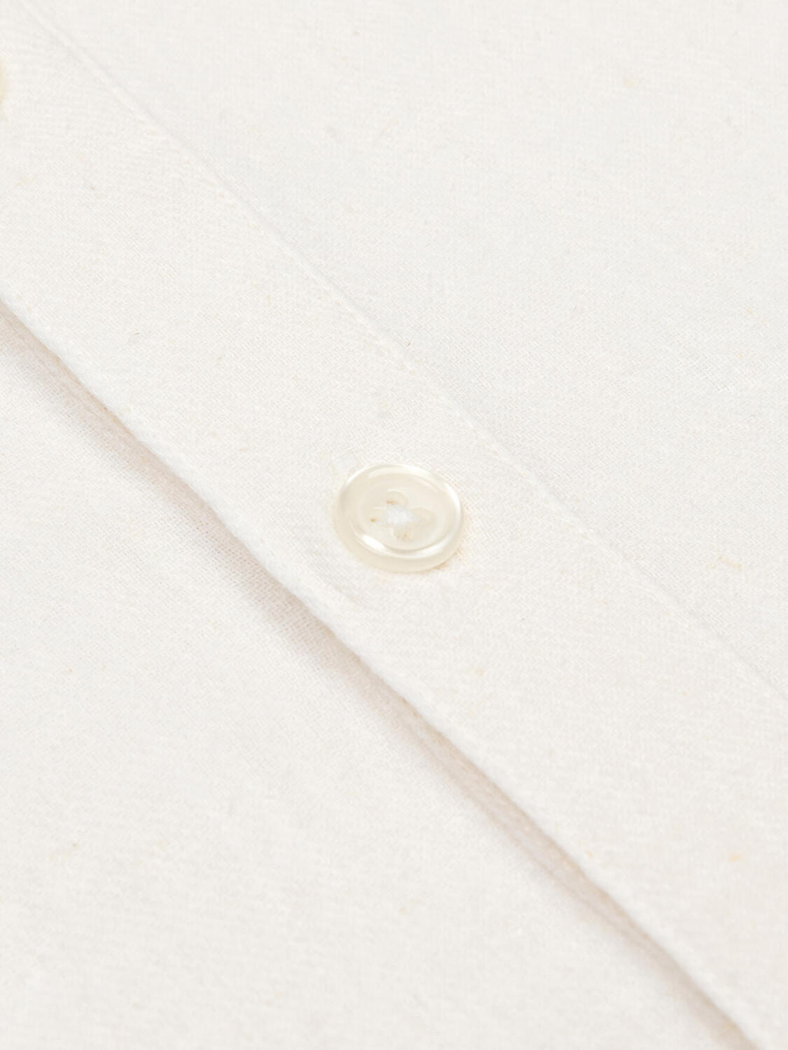 Moon Polohemd aus off-white Leinen