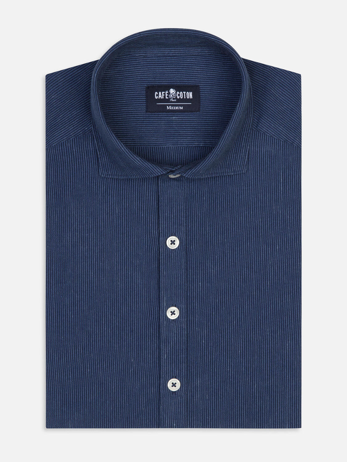 Polohemd Piper mit Indigo-Streifen