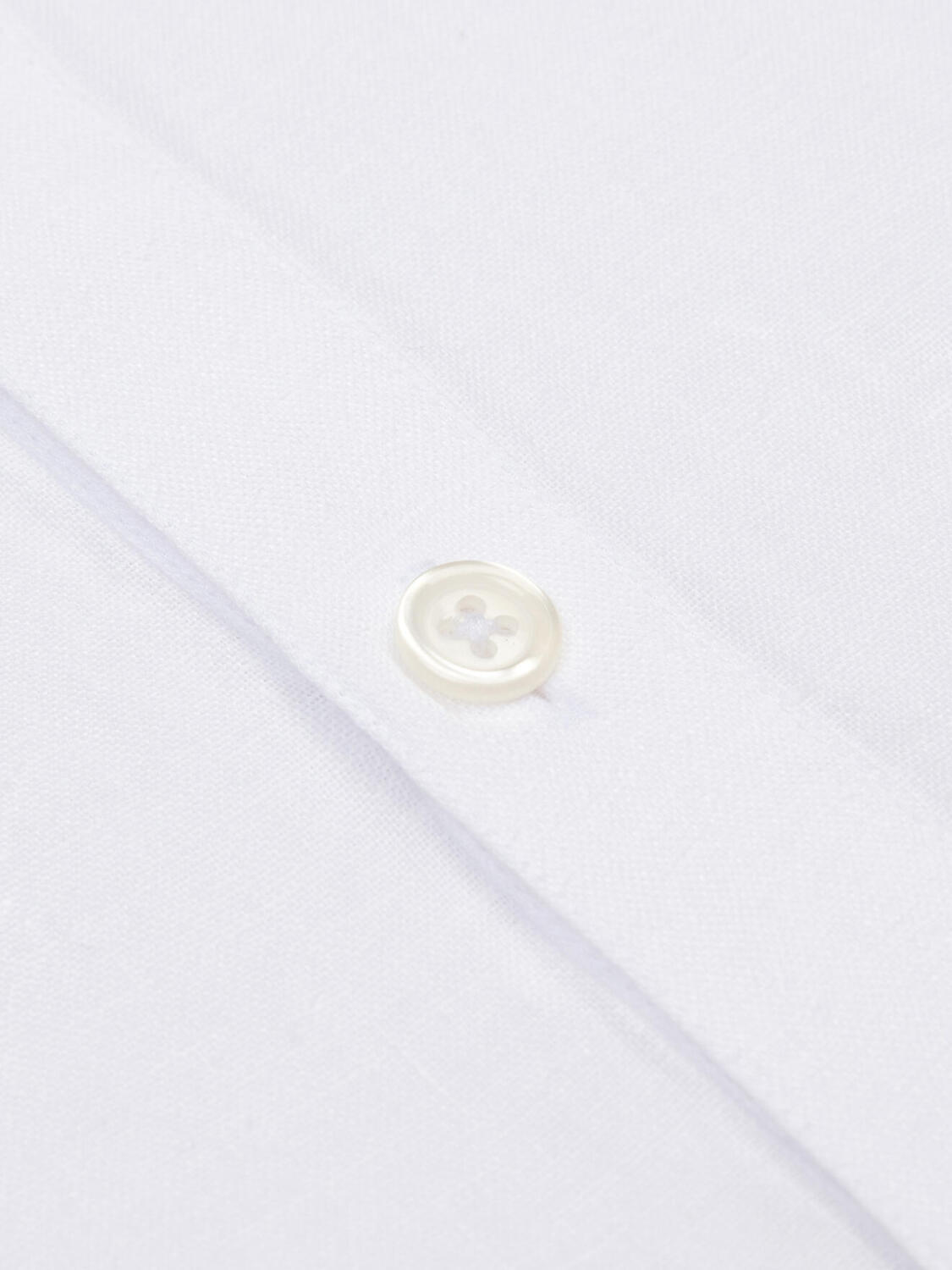 Wayne Poloshirt in wit linnen