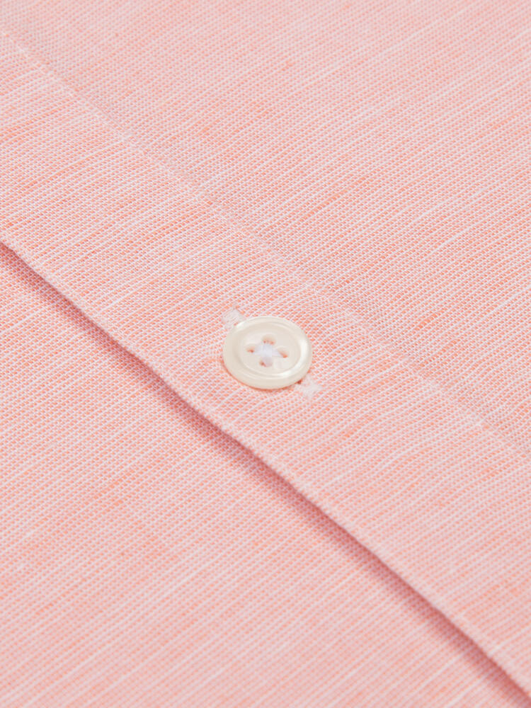 Polo Wayne in lino arancione