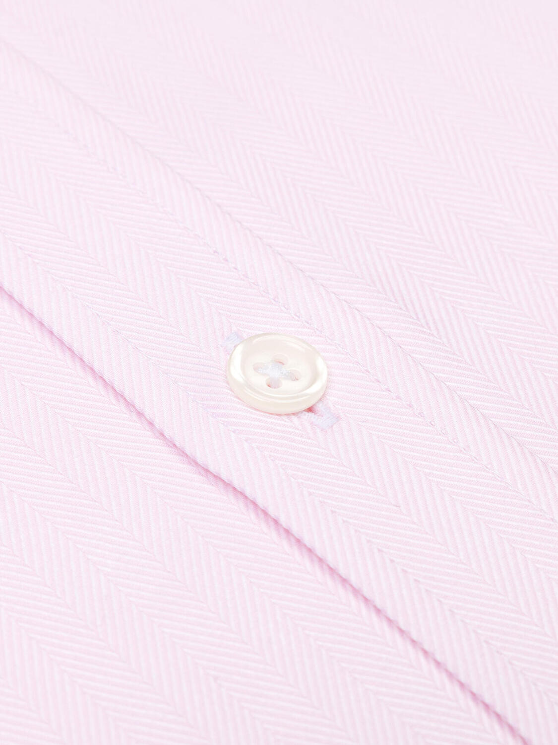 Chemise en chevron rose   - Poignet mousquetaire