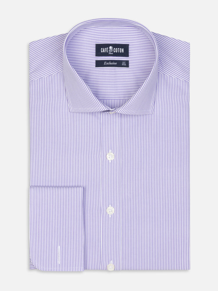 Menthon parma stripe shirt - Double Cuffs