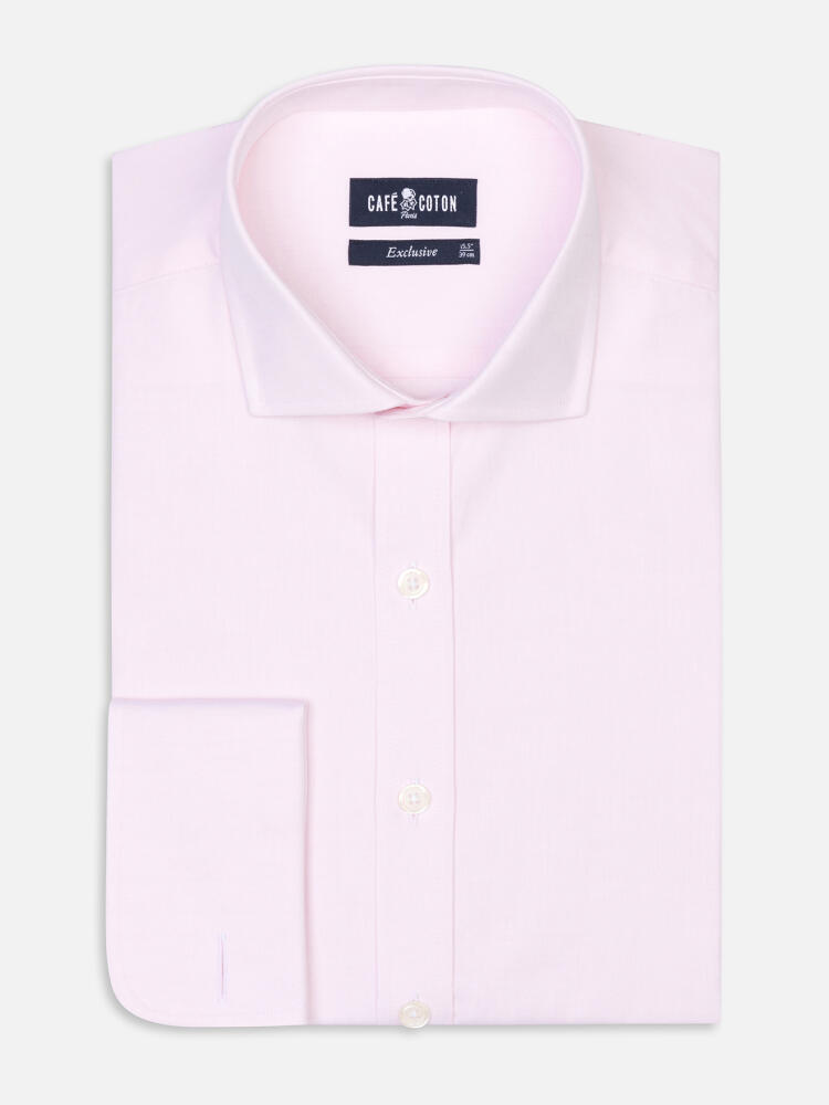 Pink pin point shirt - Double Cuffs