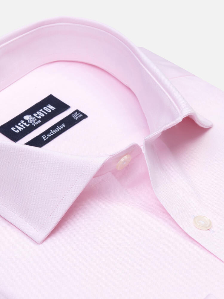 Pink pin point shirt - Double Cuffs