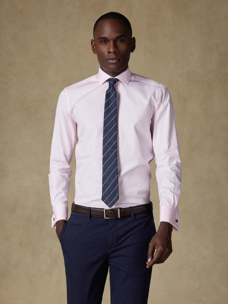 Pink pin point shirt - Double Cuffs