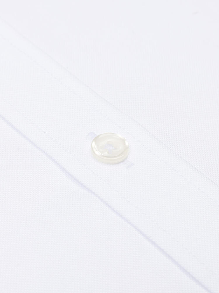 Wit oxford Slim fit overhemd - Dubbele manchetten
