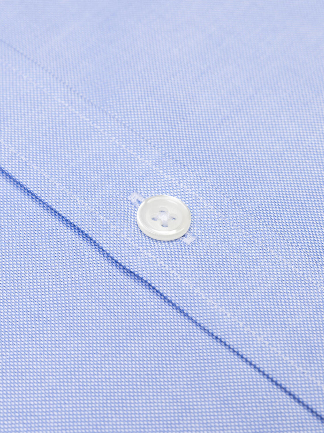 Camicia slim fit oxford cielo - Doppi polsini