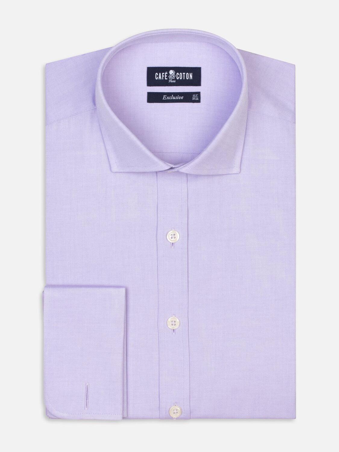 Tailliertes Hemd aus Pinienholz in parma - Musketiermanschetten