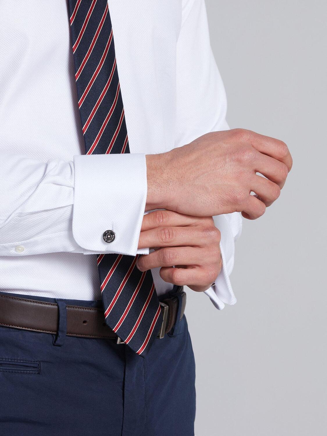 Chemise Smith en natt&eacute; blanc