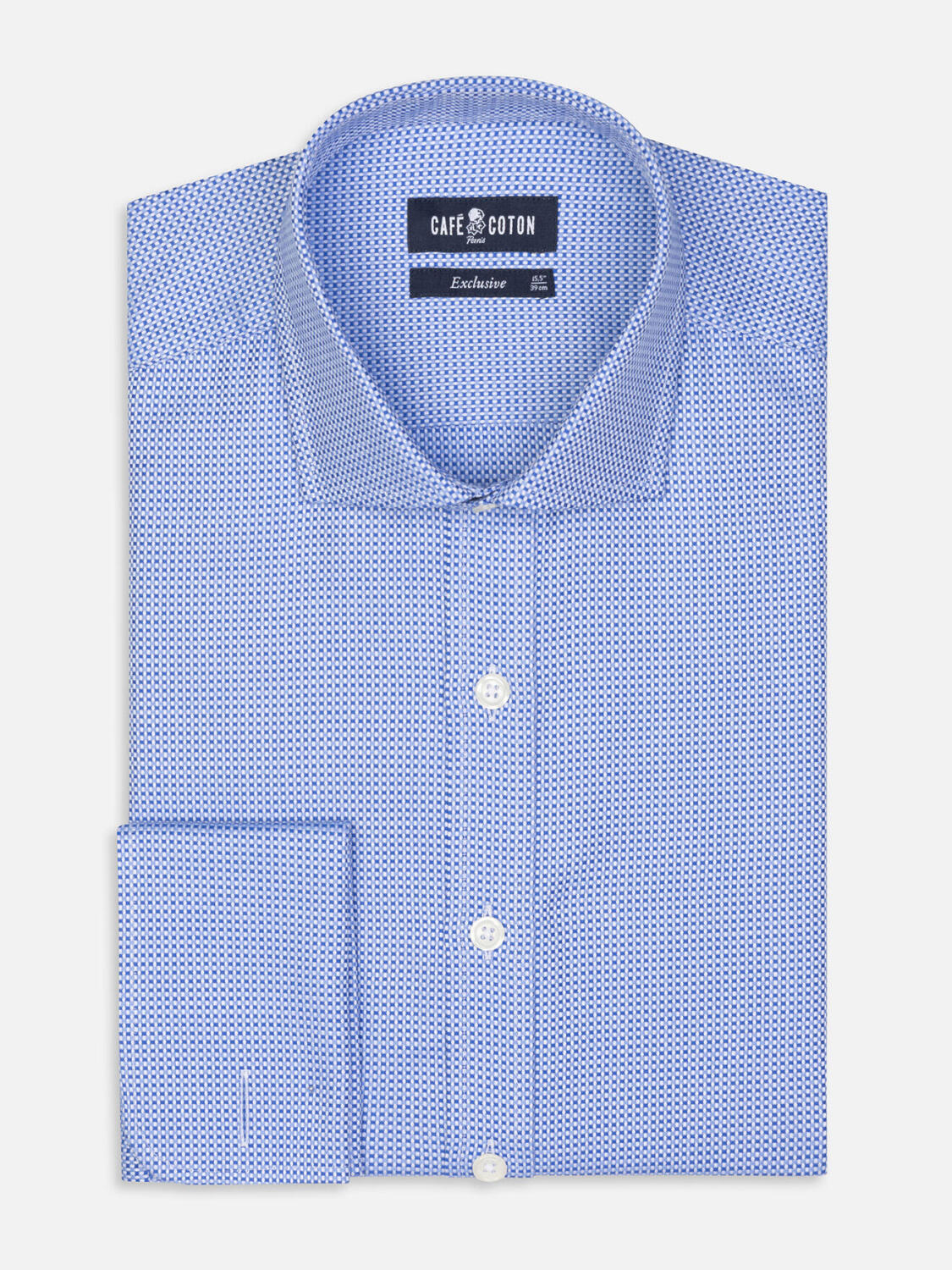 Camicia Smith sky  - Doppi polsini