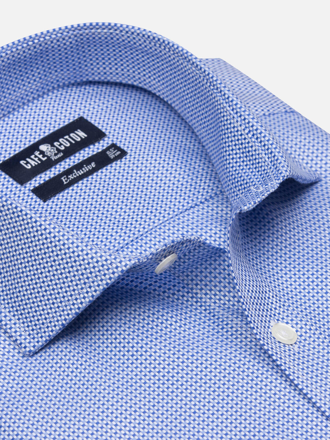 Camicia Smith sky  - Doppi polsini