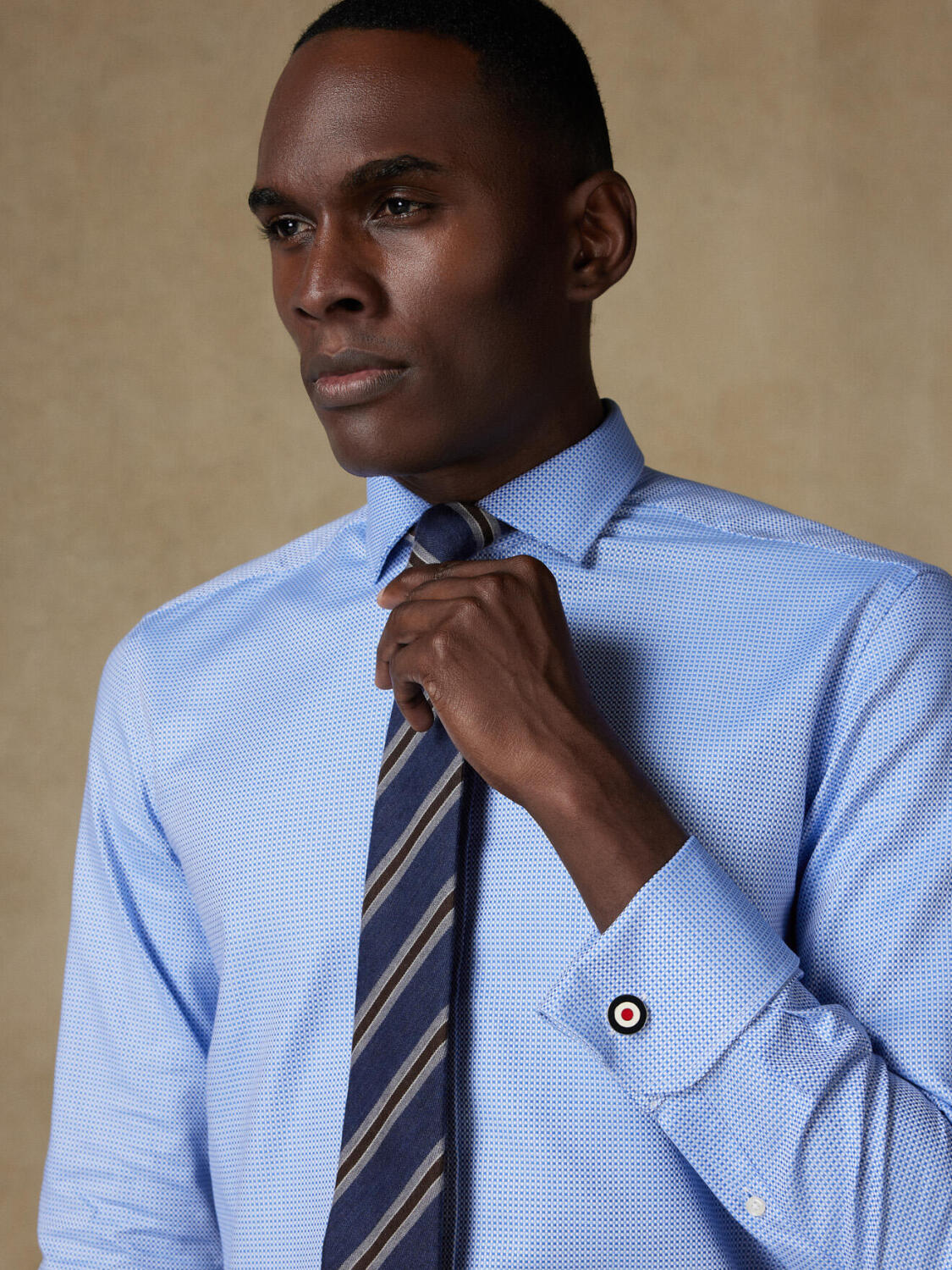 Camicia Smith sky  - Doppi polsini