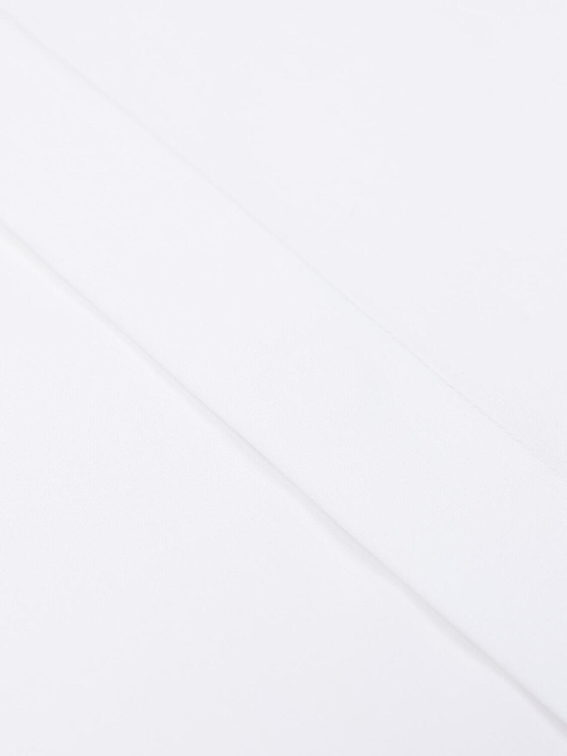 Royal white poplin shirt