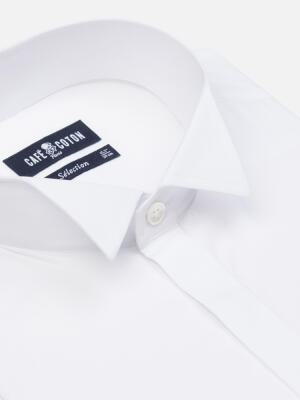 Camisa entallada popelina blanca Royal
