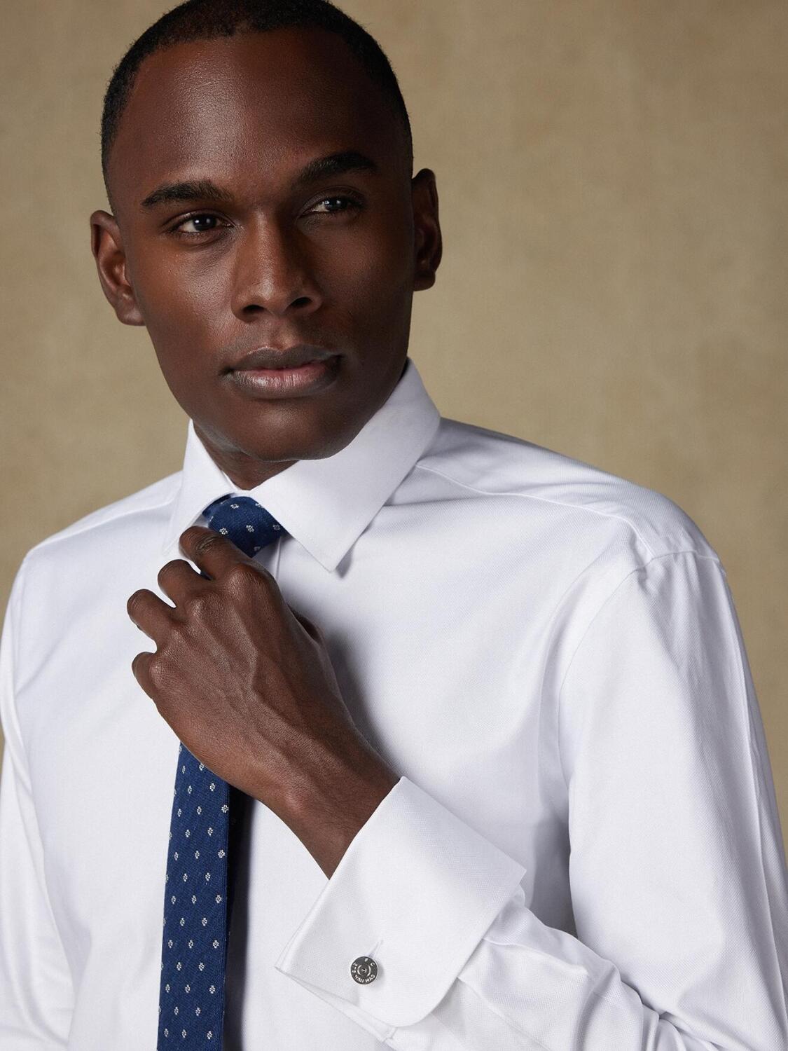 Camicia oxford bianca reale - Gemello doppio