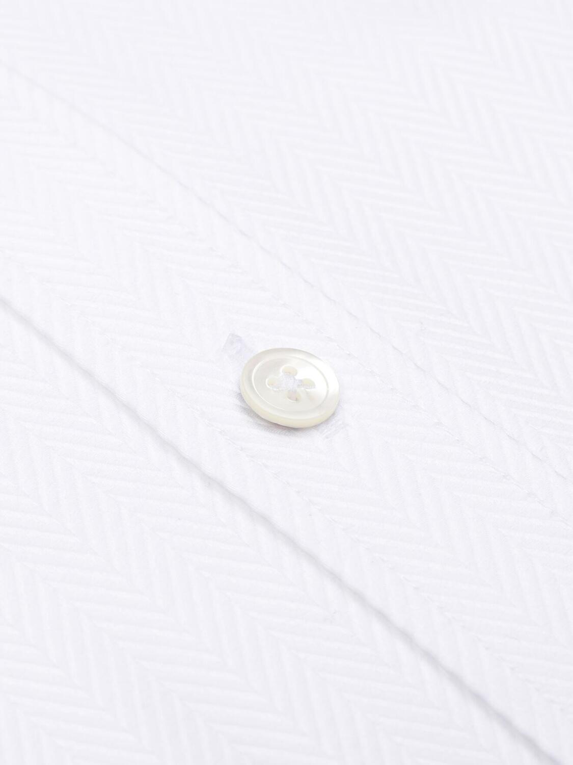 Uitgerust overhemd in witte chevron