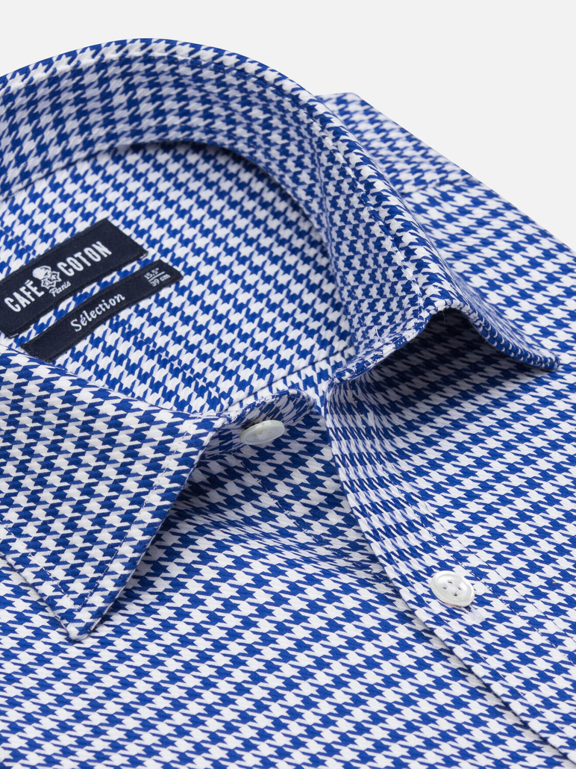 Manfred camicia a quadri blu