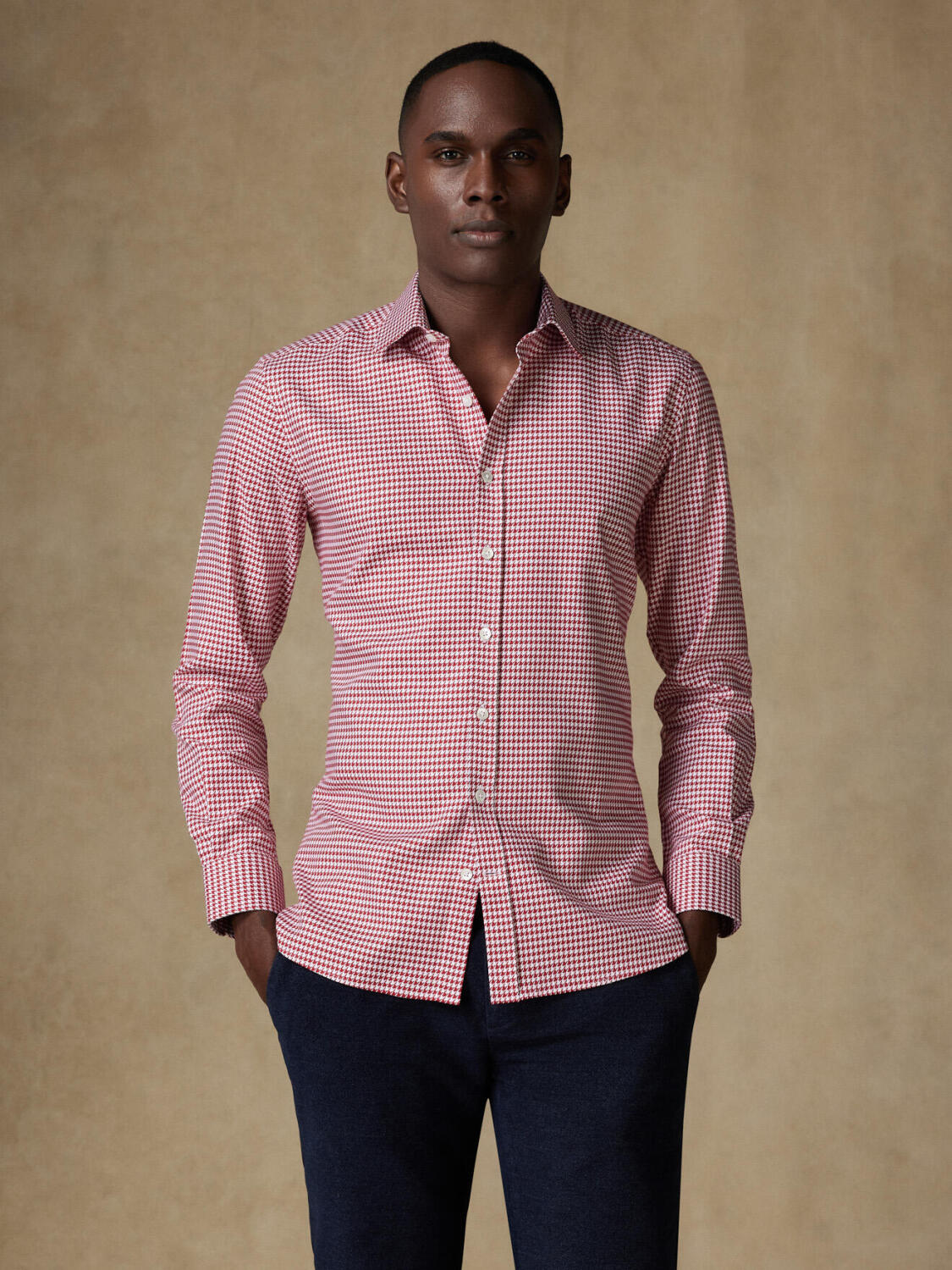 Manfred red check shirt
