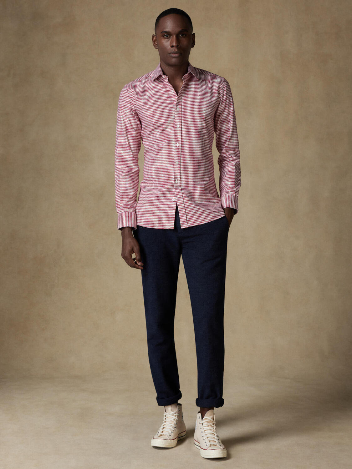 Manfred red check shirt