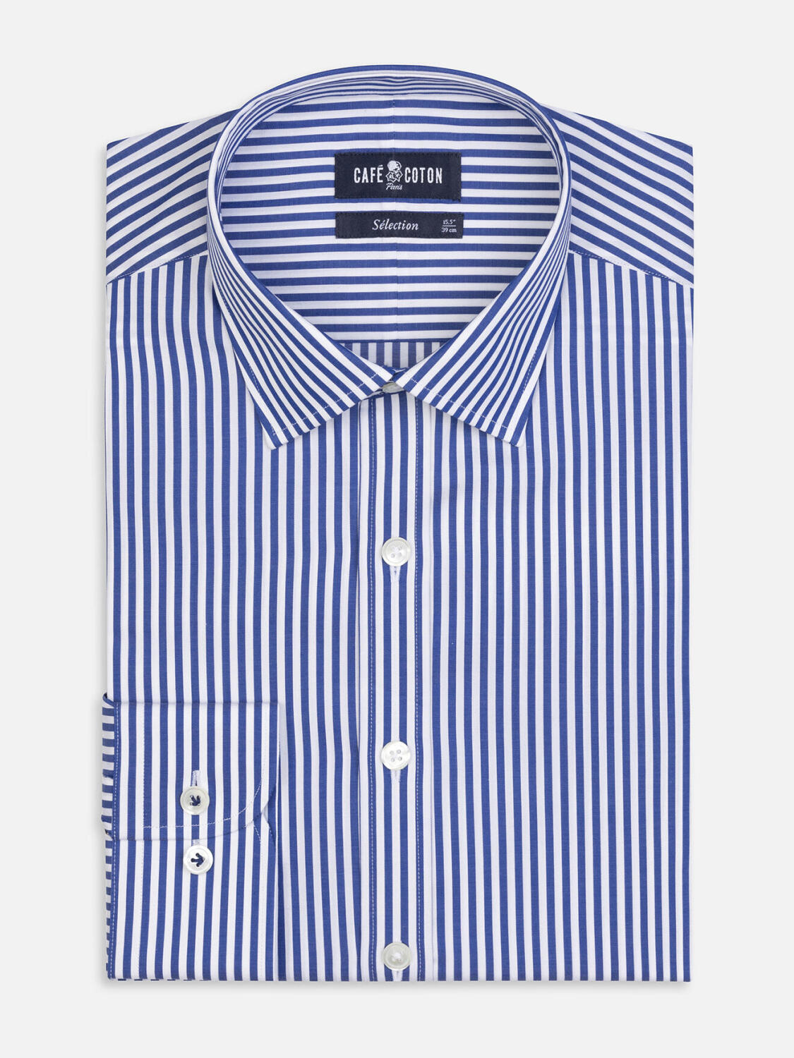 Chemise Norm à rayures marine
