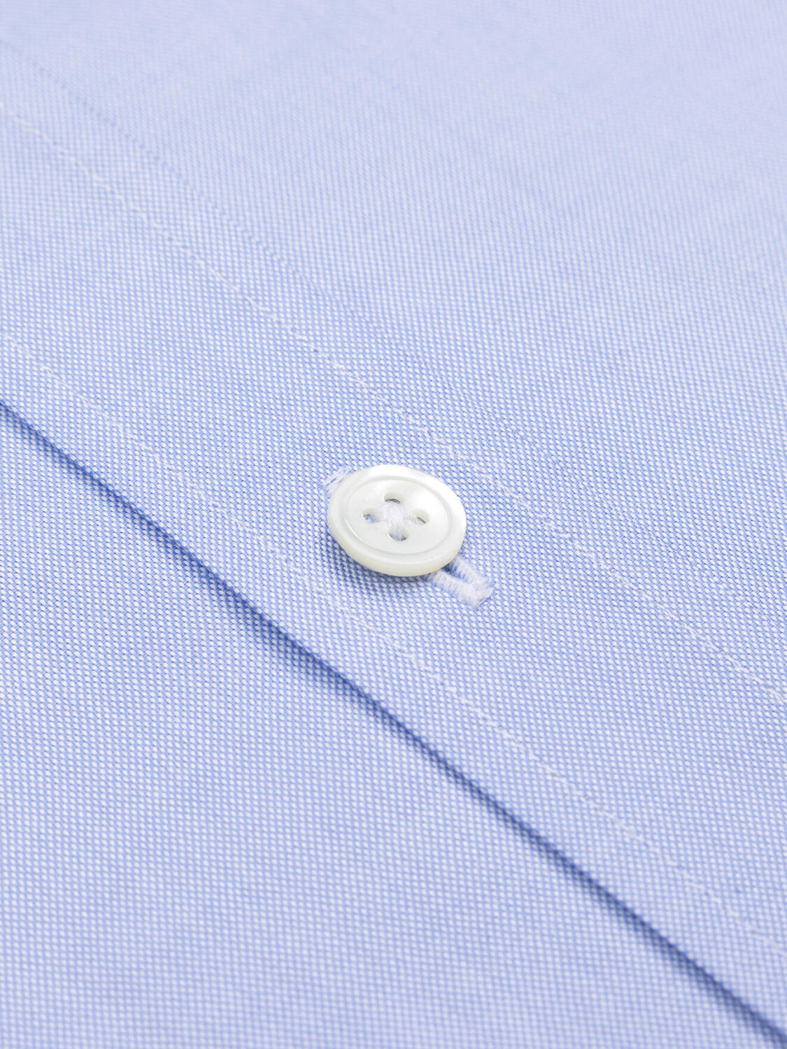 Chemise en pin point royal ciel