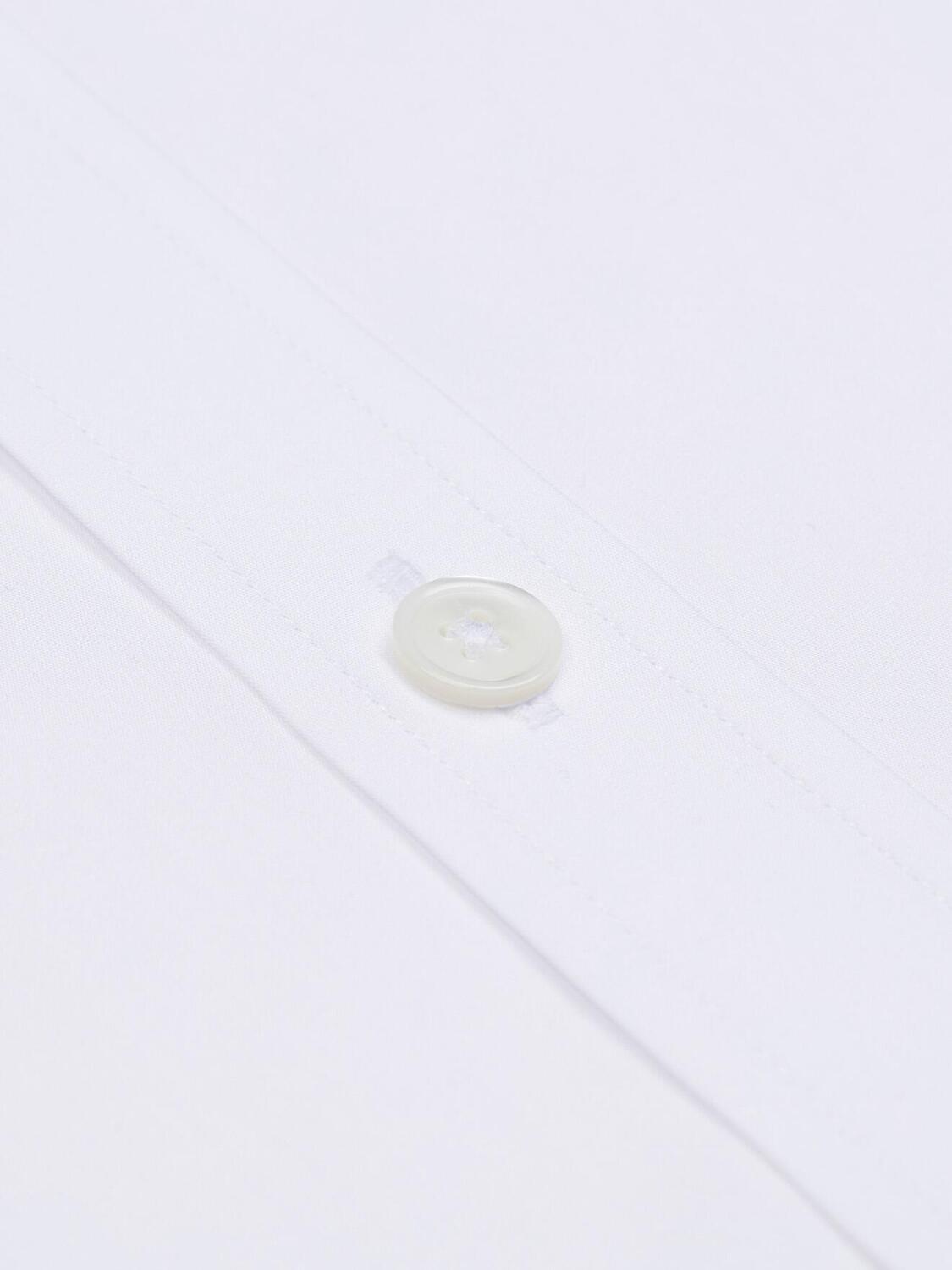 Royal white poplin shirt