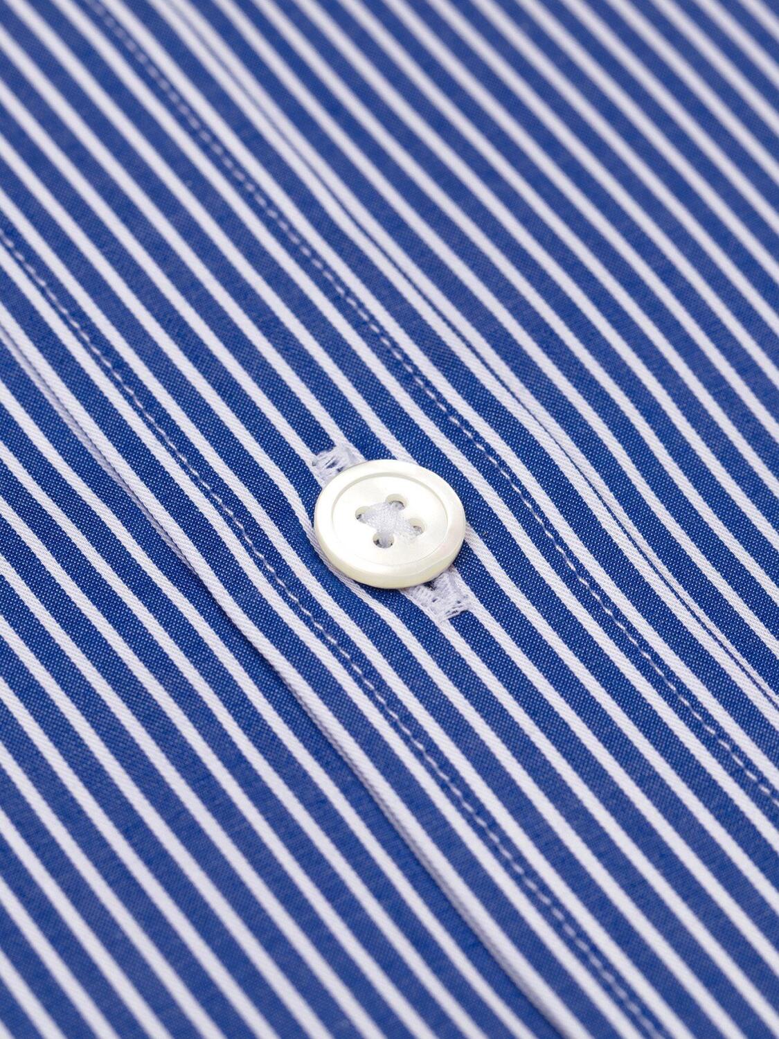 Samy navy blue striped shirt