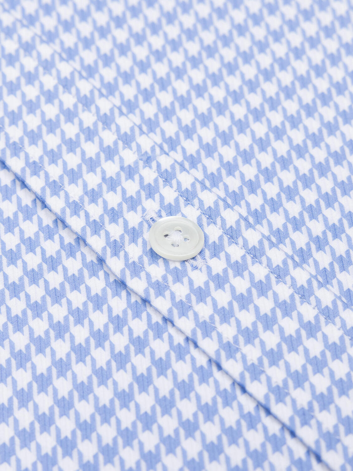 Manfred sky check slim fit shirt