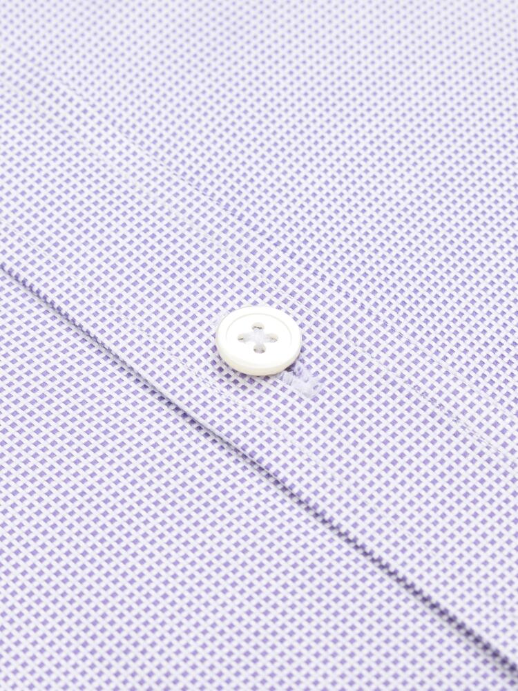 Royal natté slim fit shirt - Purple