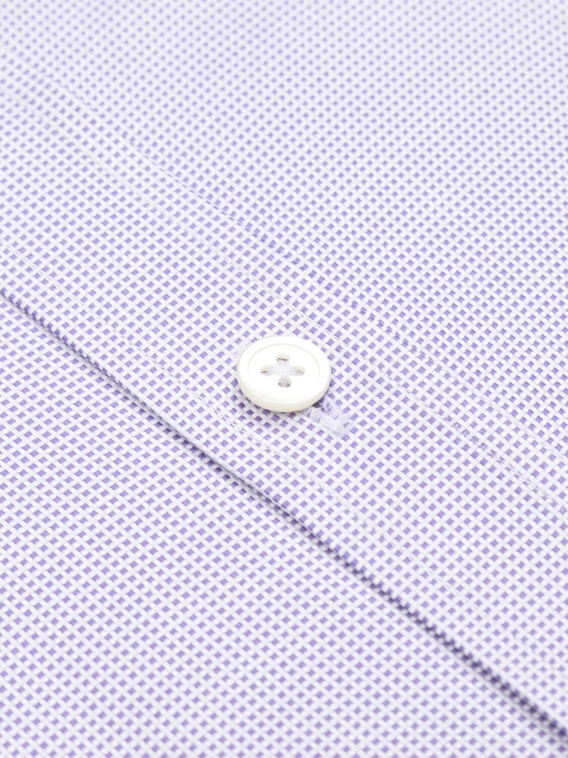 Slim-fitted overhemd in parmavlecht