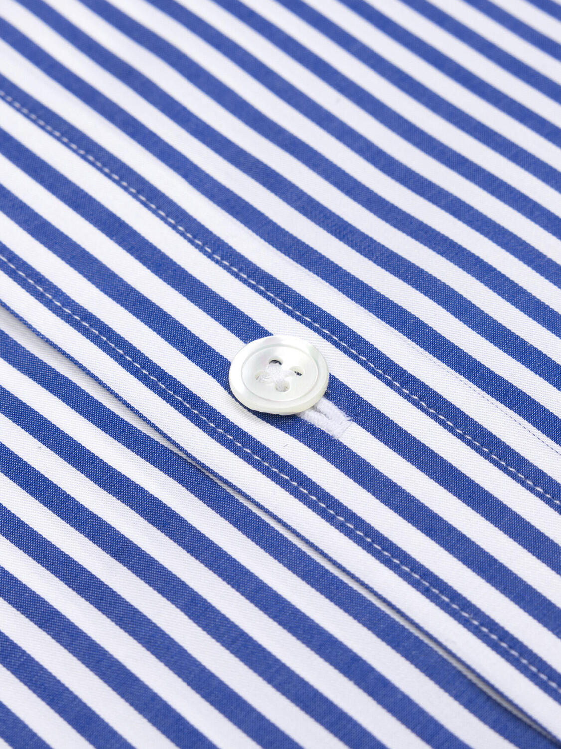 Camicia slim fit slim fit Norm a righe blu scuro